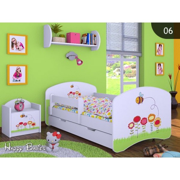 Otroška postelja Happy babies BZZ 06